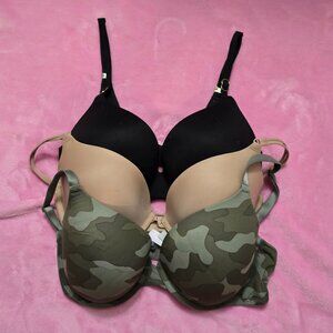 2 Victoria's Secret and 1 PINK 34DD bras
